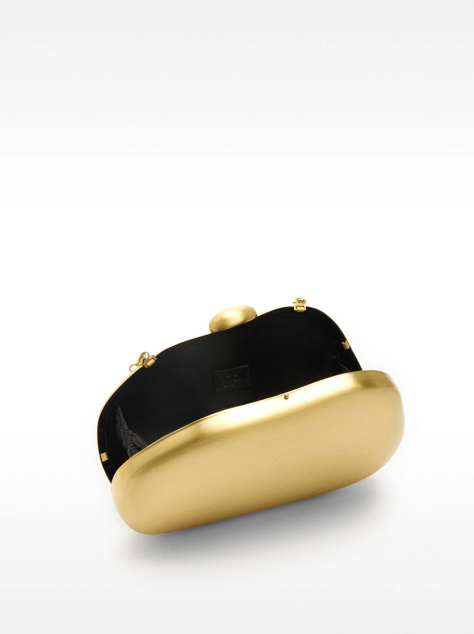 Clutch de fiesta dorada