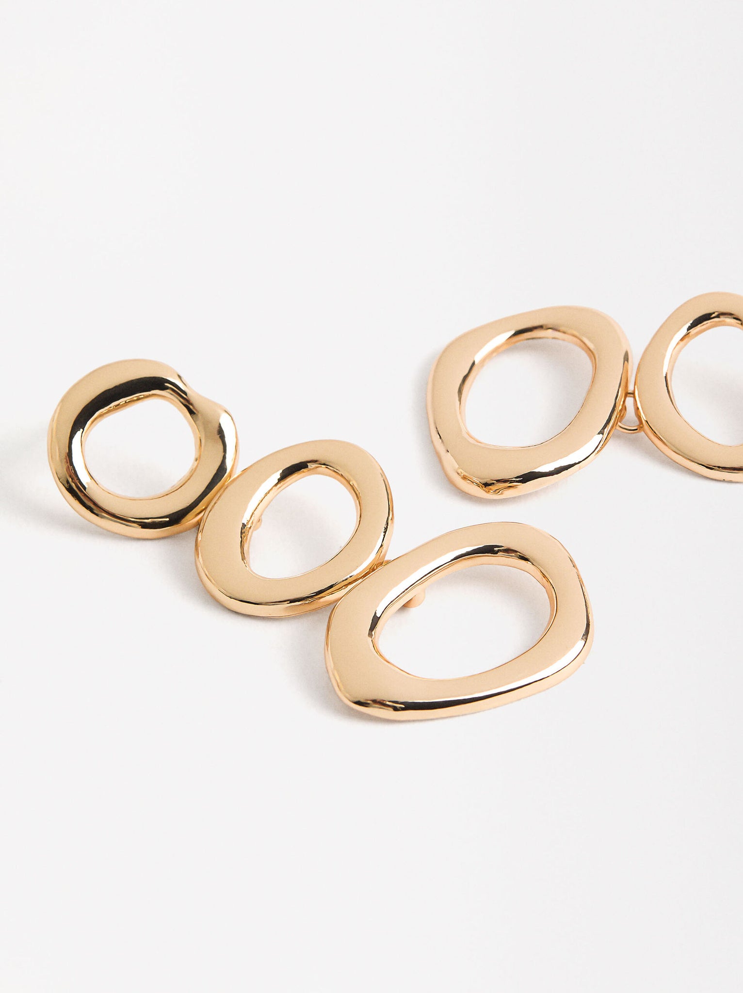 Pendientes largos con aros