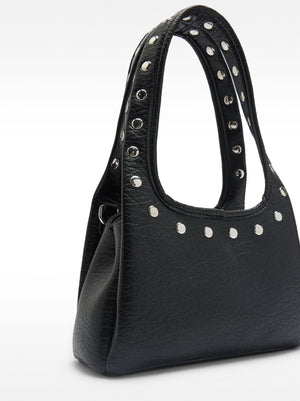 Bolso de hombro con tachuelas