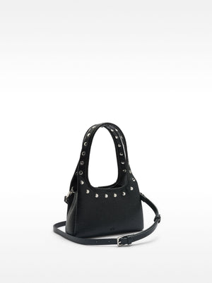 Bolso de hombro con tachuelas