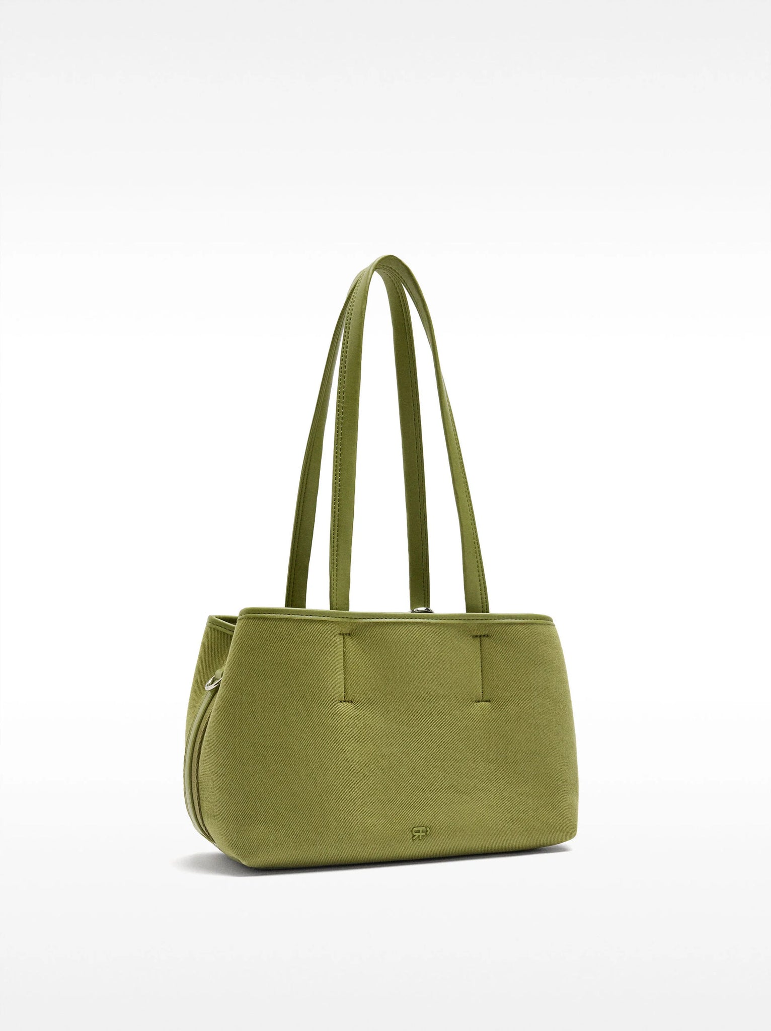 Bolso tote de tejido con colgante