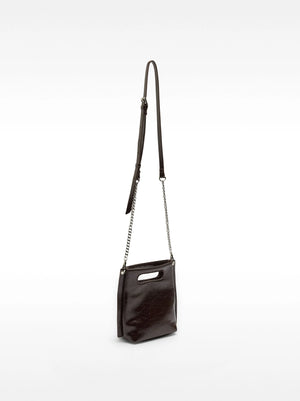 Bolso tote con efecto craquelado