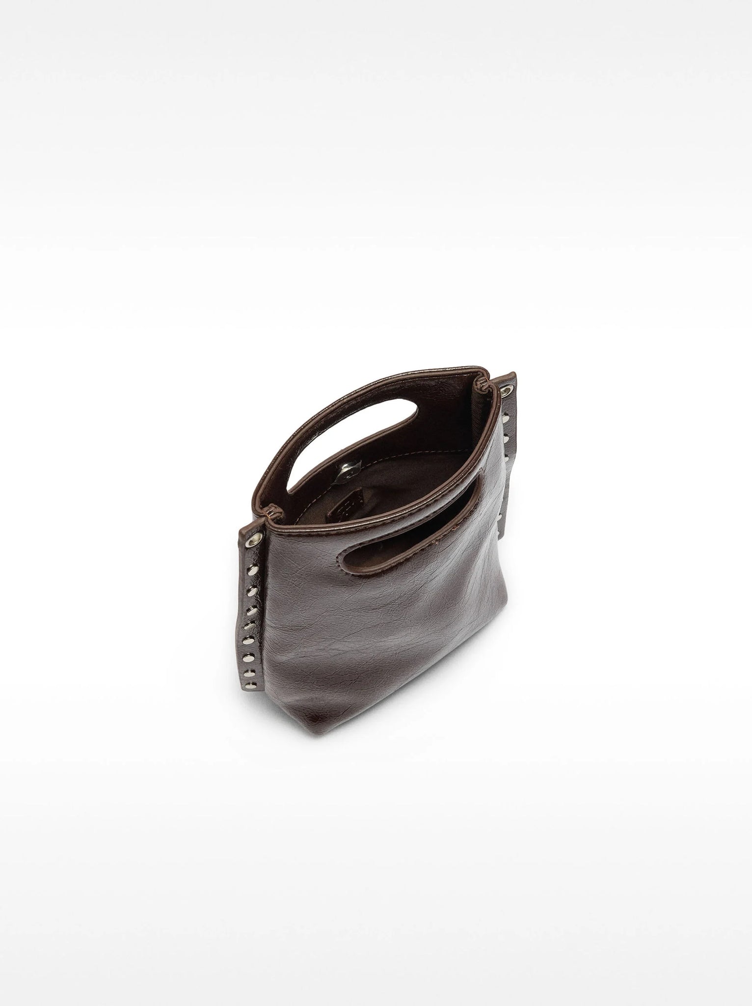 Bolso tote con efecto craquelado