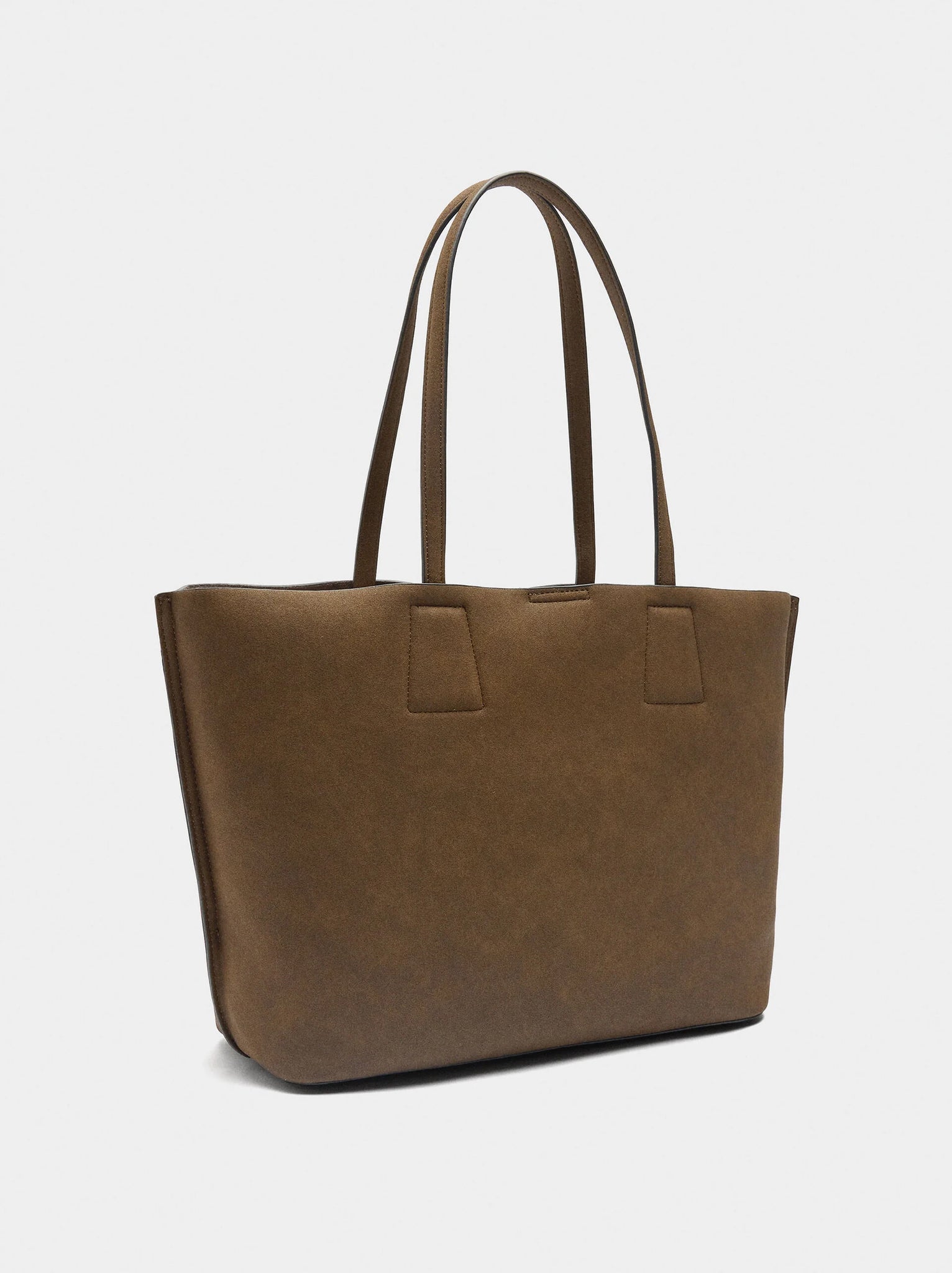 Bolso shopper efecto piel