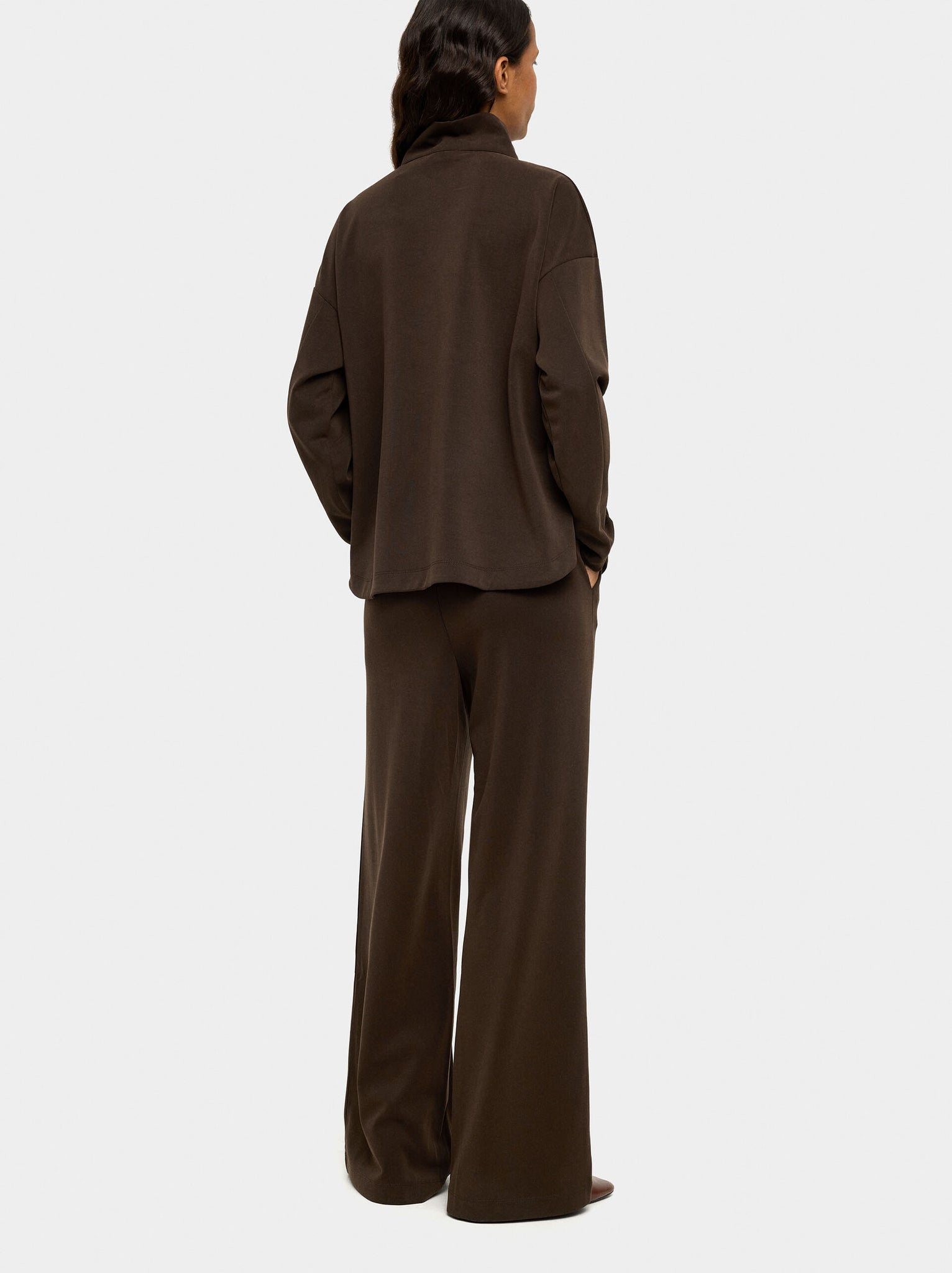 Sudadera con botones tacto suave