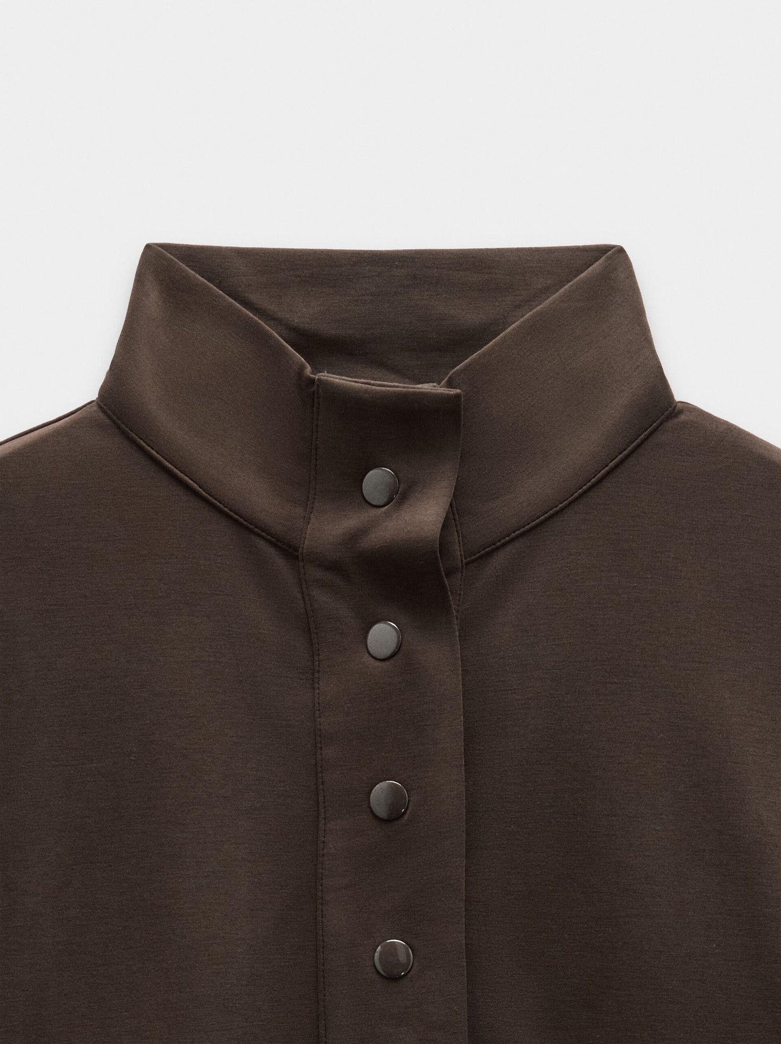 Sudadera con botones tacto suave