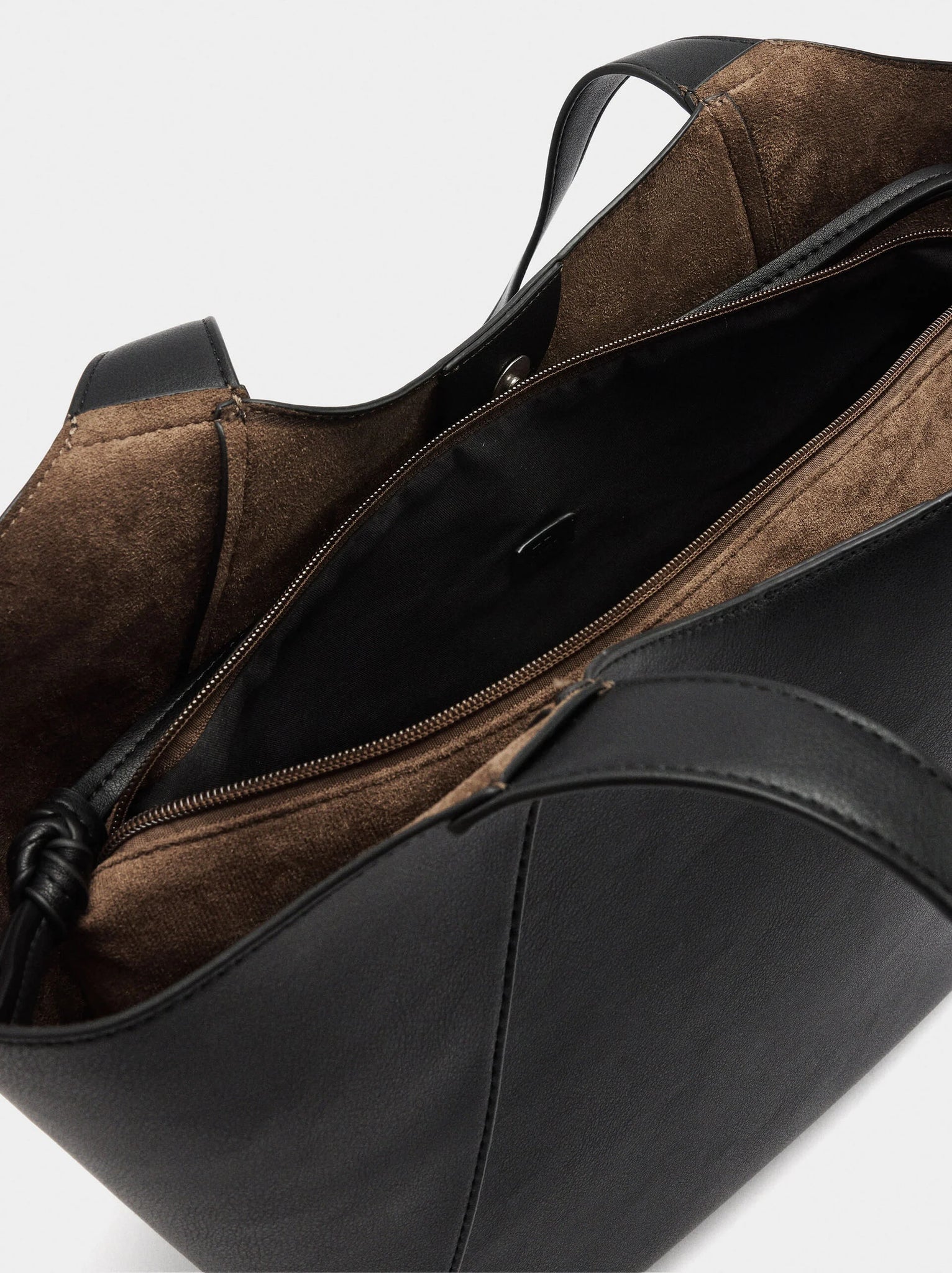 Bolso shopper con bolsa extraíble