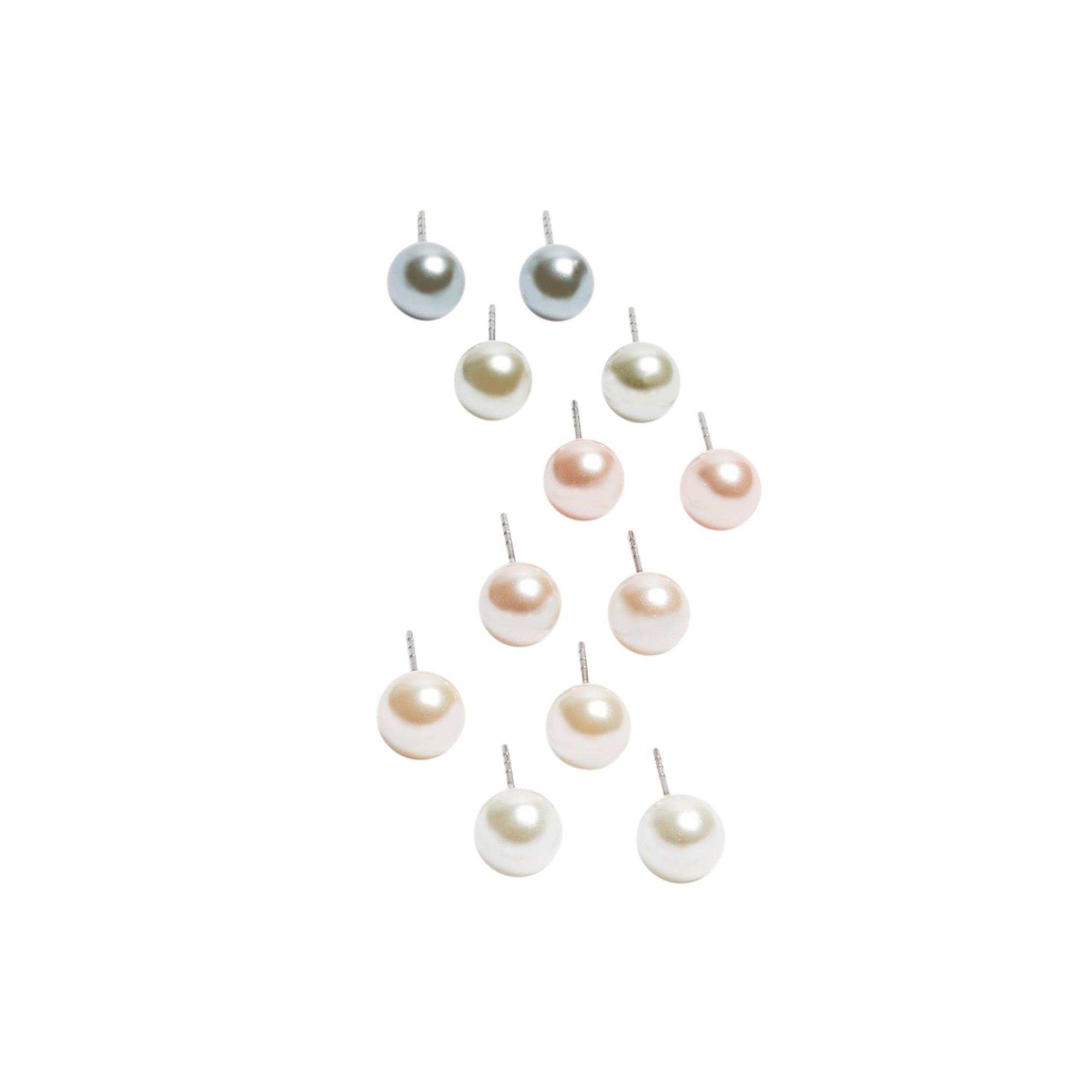 Conjunto De Pendientes Cortos Multicolor