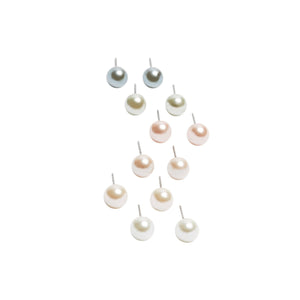 Conjunto De Pendientes Cortos Multicolor