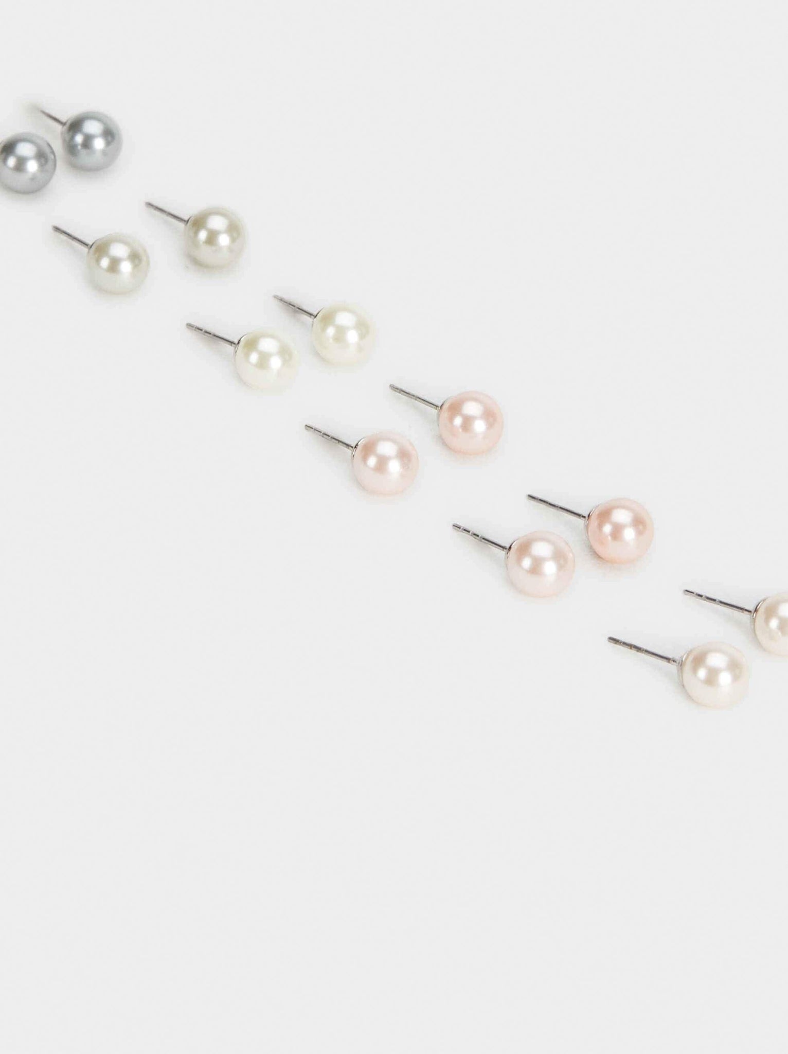 Set De Pendientes Cortos Perlas - Parfois Honduras Accesorios de mujer Honduras