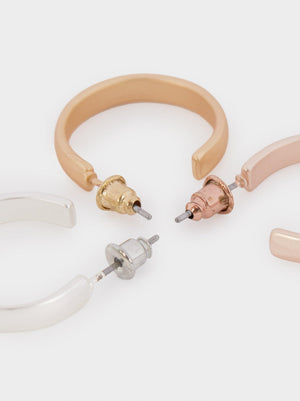 Set De Aros Pequeños Básicos - Parfois Guatemala Accesorios de mujer Guatemala