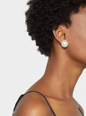 Pendientes Cortos De Clip Perla - Parfois Honduras Accesorios de mujer Honduras