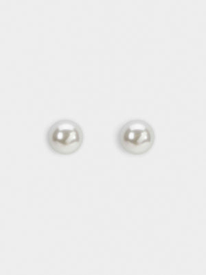 Pendientes Cortos De Clip Perla - Parfois Honduras Accesorios de mujer Honduras