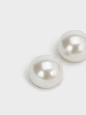 Pendientes Cortos De Clip Perla - Parfois Guatemala Accesorios de mujer Guatemala