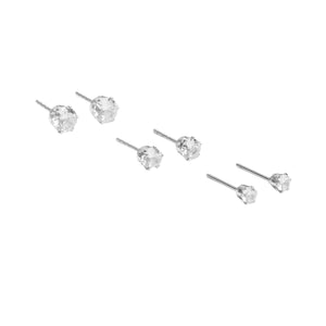 Conjunto De Pendientes Cortos Con Cristales