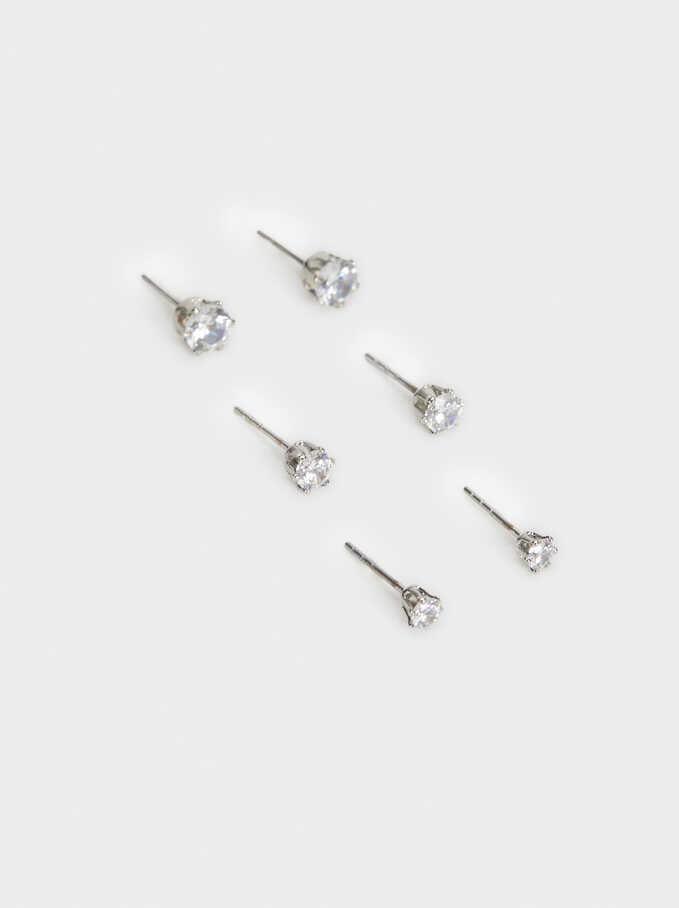 Set De Pendientes Cortos Brillantes - Parfois Honduras Accesorios de mujer Honduras