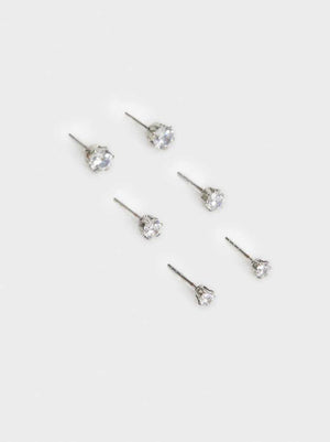 Set De Pendientes Cortos Brillantes - Parfois Honduras Accesorios de mujer Honduras