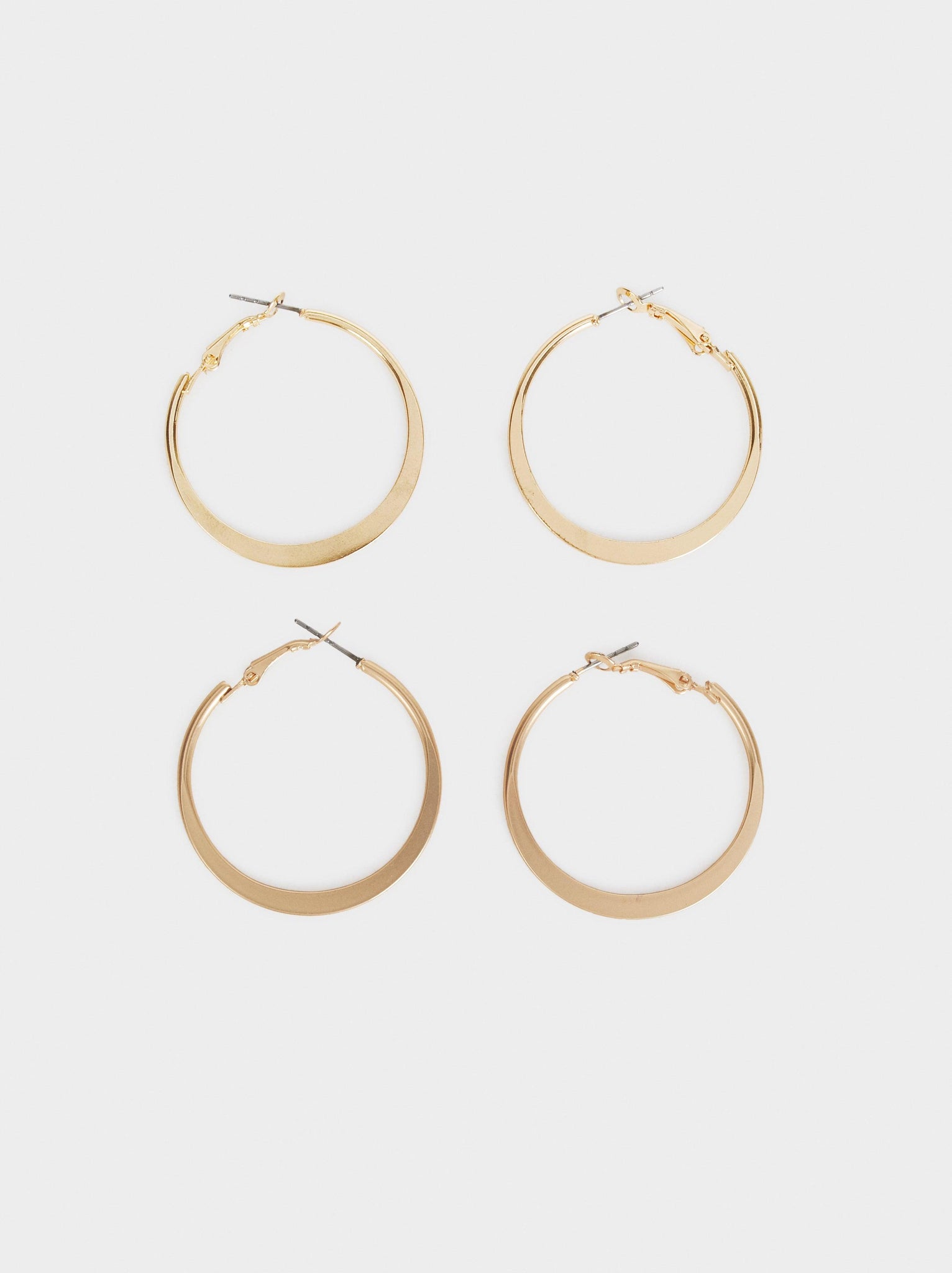 Conjunto De Aros Dorados
