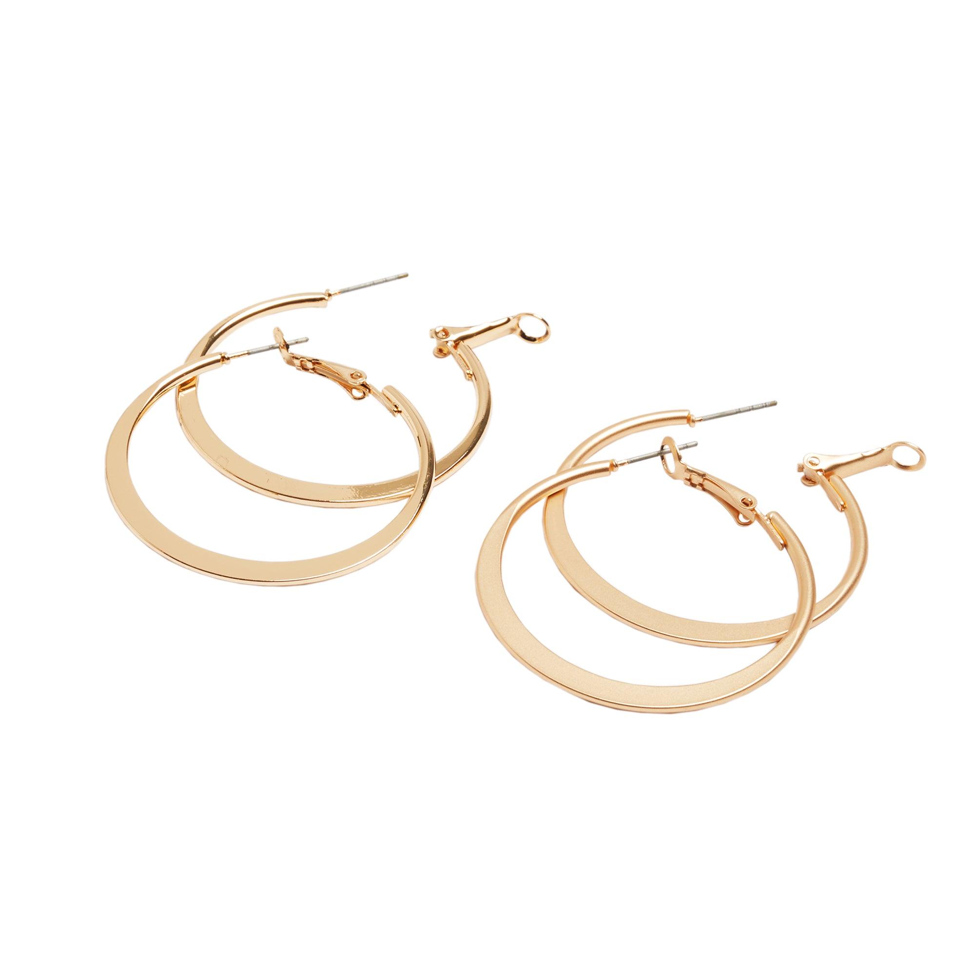 Conjunto De Aros Dorados - Parfois Guatemala Accesorios de mujer Guatemala