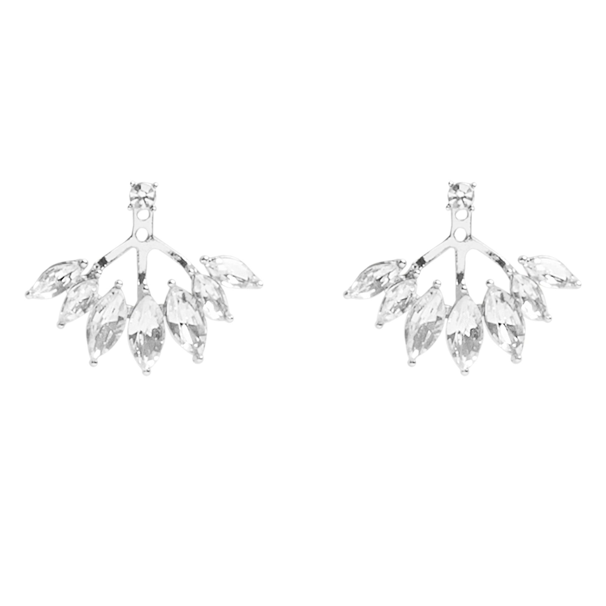 Pendientes Cortos Con Cristales