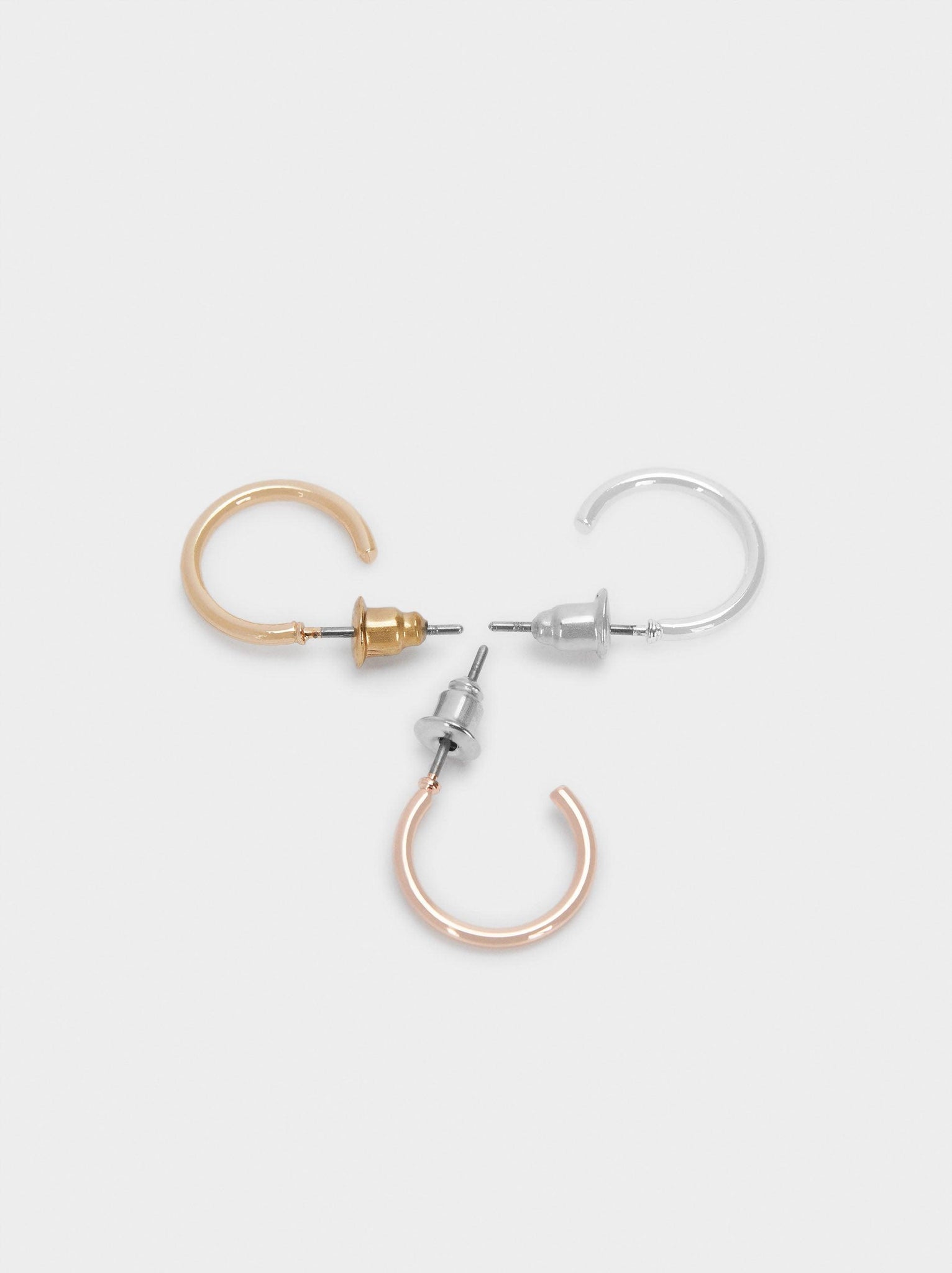 Set De Aros Pequeños Básicos - Parfois Guatemala Accesorios de mujer Guatemala