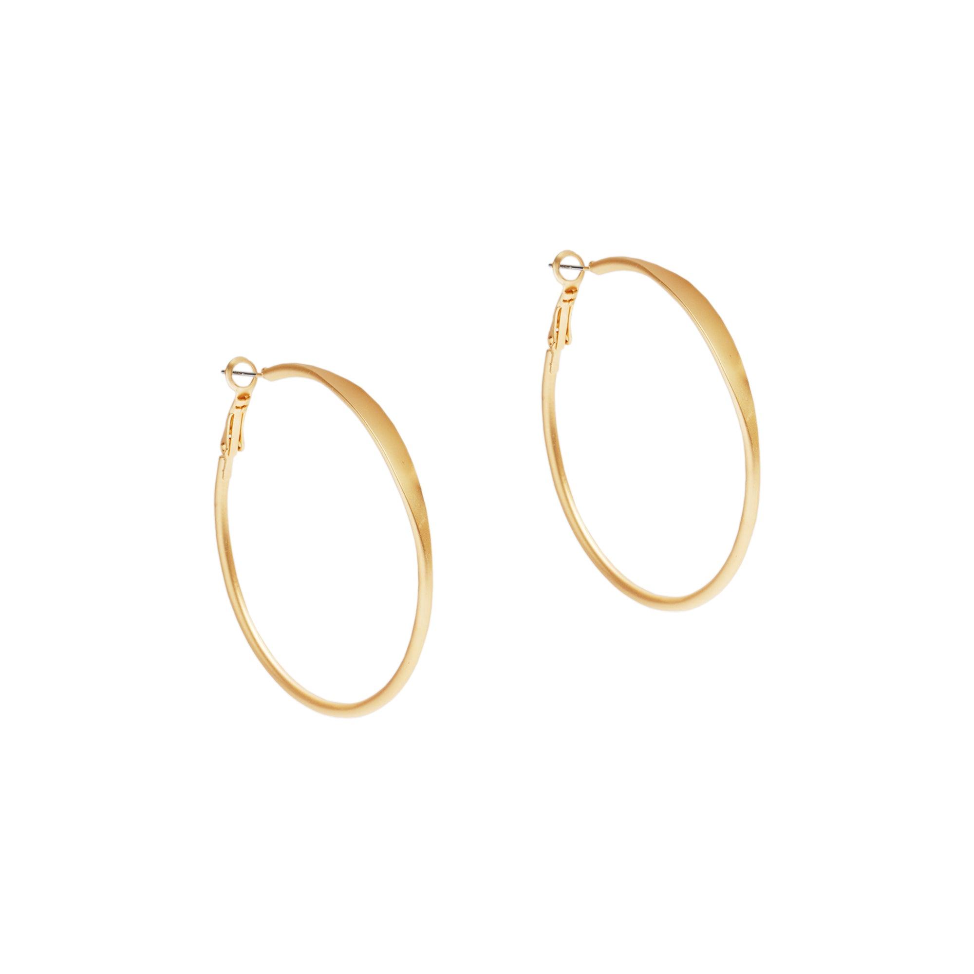 Pendientes De Aro Largos Dorados