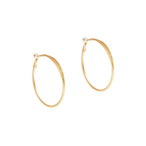 Pendientes De Aro Largos Dorados