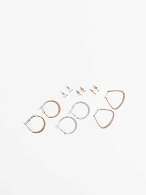 Set De Pendientes Básicos - Parfois Honduras Accesorios de mujer Honduras