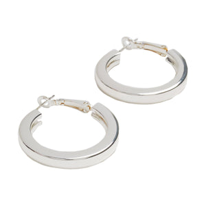 Pendientes De Aro Cortos Plateados - Parfois Guatemala Accesorios de mujer Guatemala