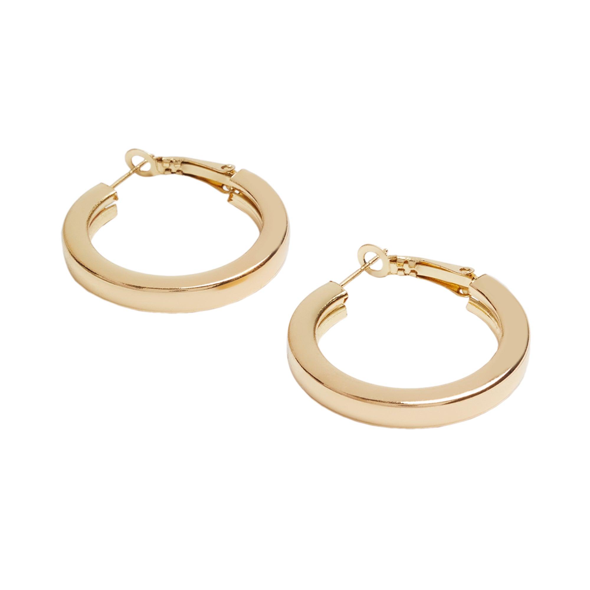 Pendientes De Aro Cortos Dorados - Parfois Guatemala Accesorios de mujer Guatemala