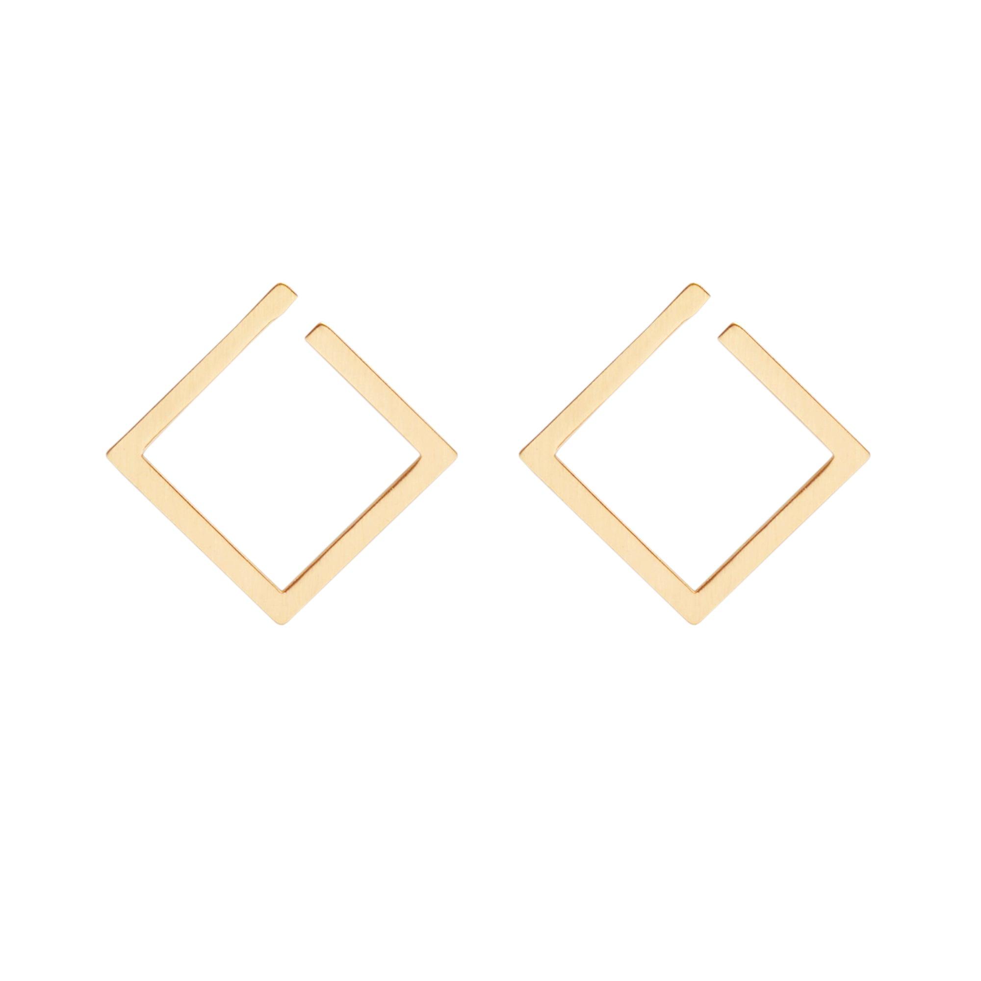 Pendientes Geométricos Dorados