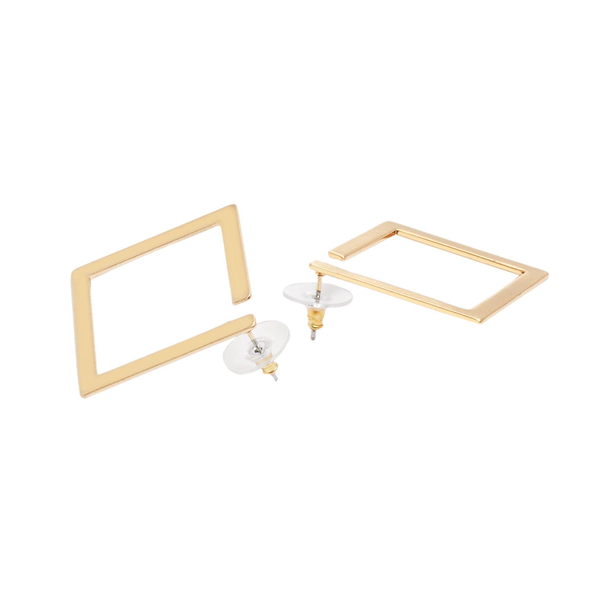 Pendientes Geométricos Dorados - Parfois Guatemala Accesorios de mujer Guatemala