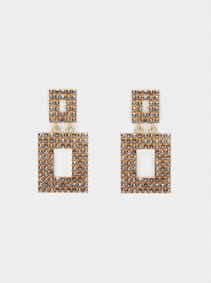 Pendientes Medianos Cosmic Pink Brillantes - Parfois Honduras Accesorios de mujer Honduras