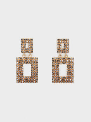 Pendientes Medianos Cristales Multicolor - Parfois Honduras Accesorios de mujer Honduras