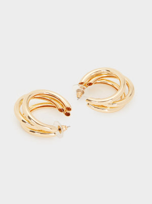 Pendientes De Aro Dorados - Parfois Honduras Accesorios de mujer Honduras