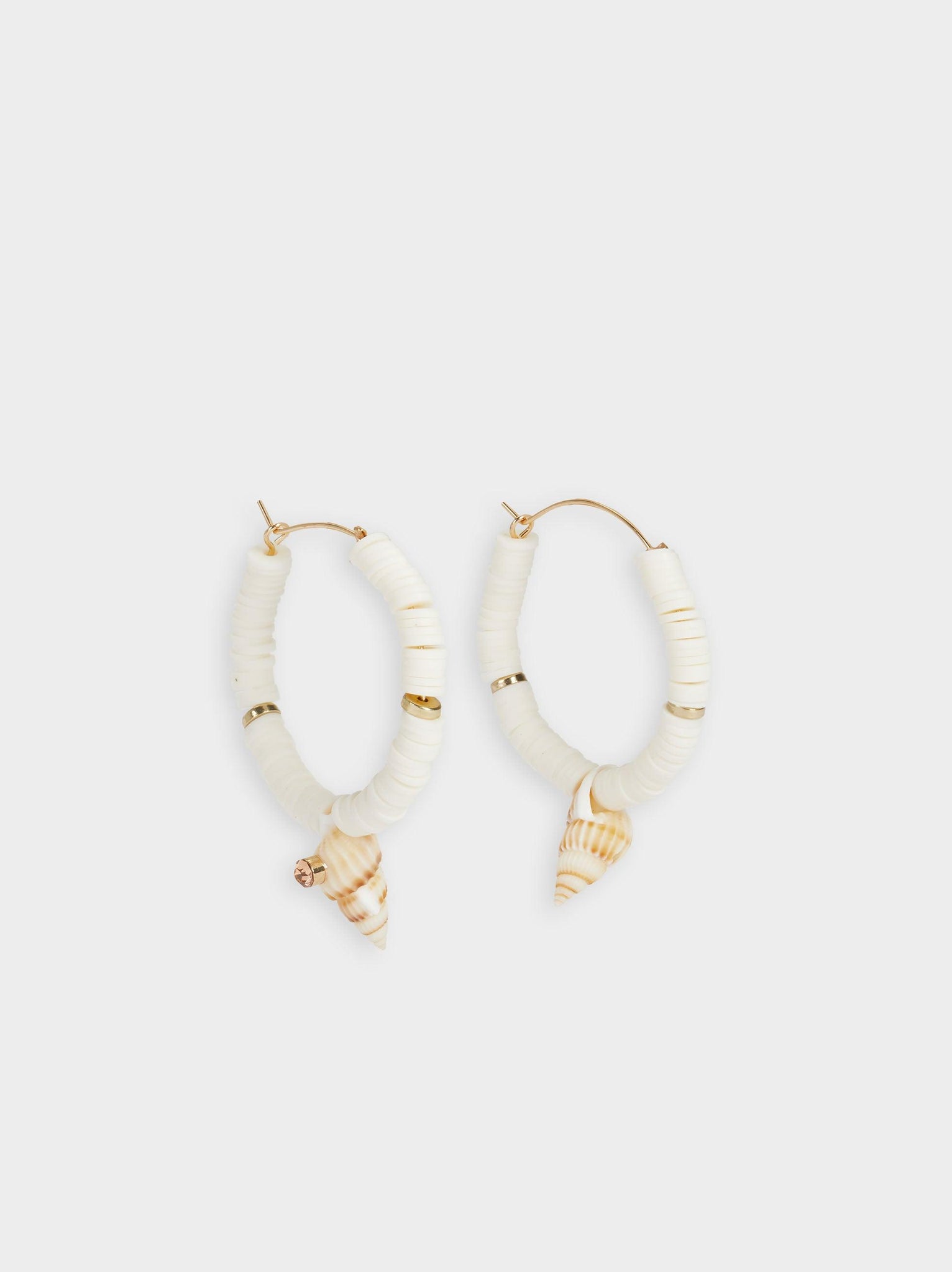 Pendientes De Aro Con Concha - Parfois Honduras Accesorios de mujer Honduras