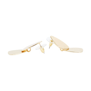 Pendientes Metálicos Dorados