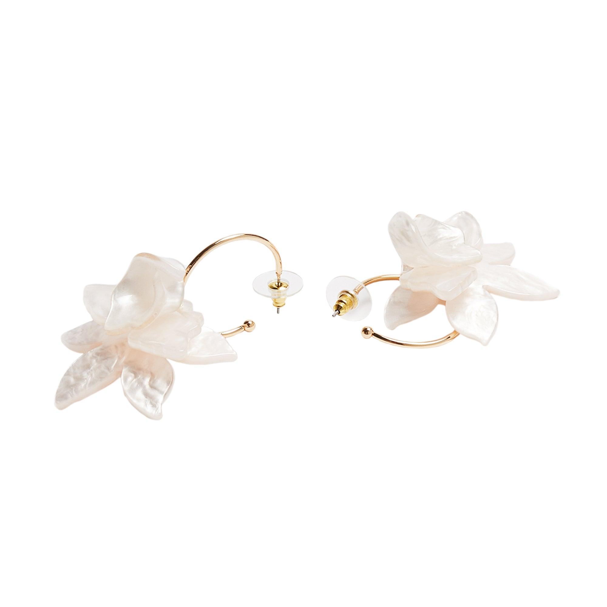 Pendientes De Aro Con Flor - Parfois Guatemala Accesorios de mujer Guatemala