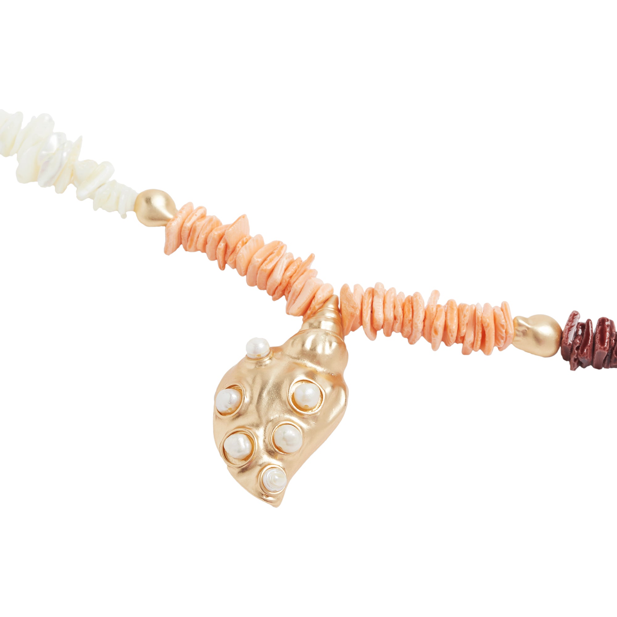 Collar Con Concha Y Perla